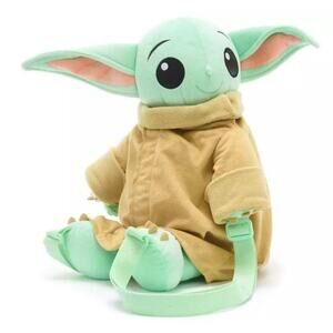 Disney Parks Star Wars Mandalorian Child Baby Yoda Grogu Plush Backpack